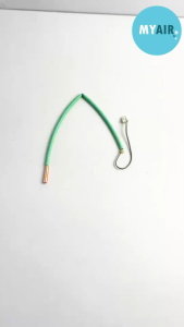 E2214F307 MITSUBISHI OUTDOOR H/E TEMP.THERMISTOR เซ็นเซอร์คอยล์ร้อน ของแท้ อะไหล่แอร์ อะไหล่แอร์มิตชูของแท้