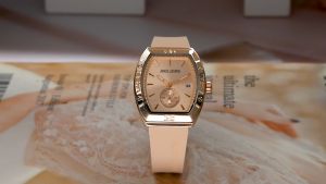 jam tangan wanita jonas jasmin jj 2227 l oval analog tanggal silicone fashion watch