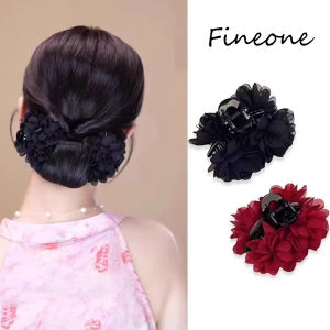 1Pcs Rose Flower Elegant Hair Claw Clip Fashion Hair Accessories For Women Girls