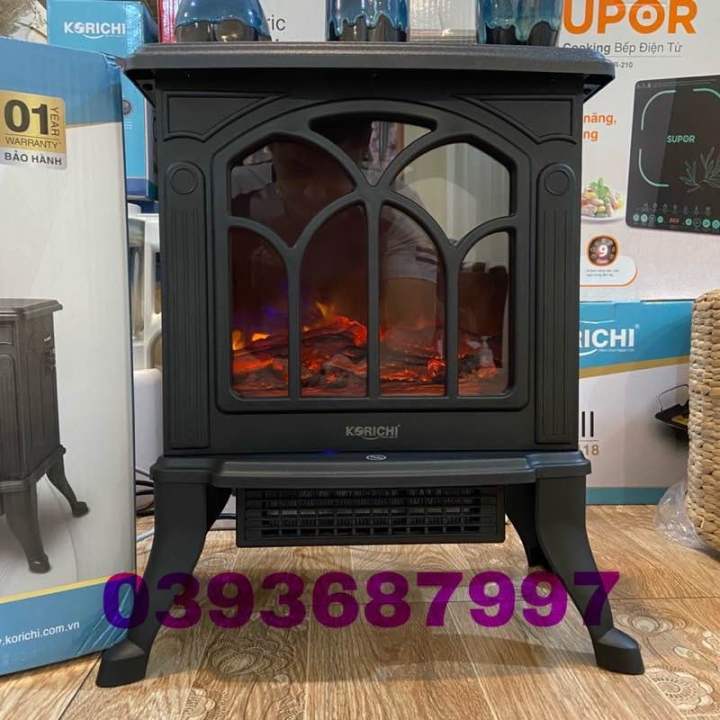Lò Sưởi Điện Korichi -2888-Kiểu Dáng Châu Âu-Thiết Kế Sang Trọng-Nhiệt ...