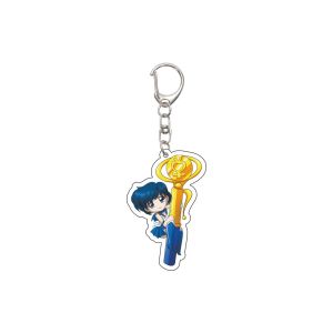 Bandai | 55MM Anime Móc Khóa Hino Rei Tsukino Usagi Nhỏ Lady Mizuno Ami Kino Makoto Aino Minako Sưu Tập Quà Tặng Giáng Sinh ACG Trang Trí