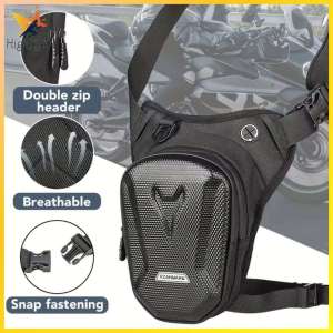 RZAHUAHU Waterproof Waist Leg Bag Motorcycle EVA Hard Shell Cell/Mobile Phone Purse Packs