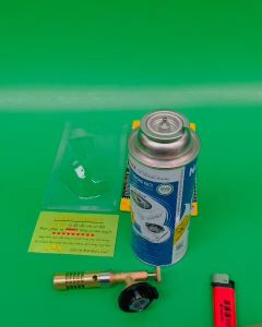 Khò gas mini nhật cao cấp Đồng Nguyên Khối có vòng chỉnh oxy nhiệt độ đến 1350°C - Đèn khò bình gas mini chuyên nấu nướng thợ cơ khí