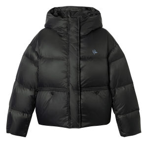 SEENFAAN | Warm Anti-Wind Retro Womens Hooded Stand Collar Down Jacket