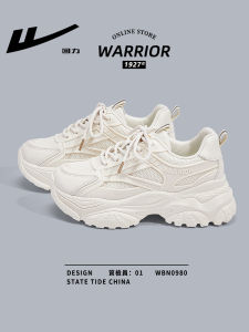 Womens Casual Sports Shoes Thick Bottom Dad Shoes Spring Autumn Comfortable Soft Synthetic Leather round Toe Cross Buckle