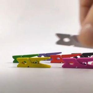 Jepitan Kayu Mini Jepitan Foto Polaroid Wooden Clip (isi 10 clip)