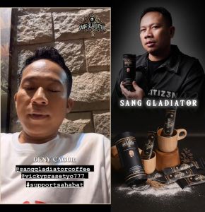 Sang Gladiator Kopi Sang Gladiator by Vicky Prasetyo Kopi Stamina BPOM Original