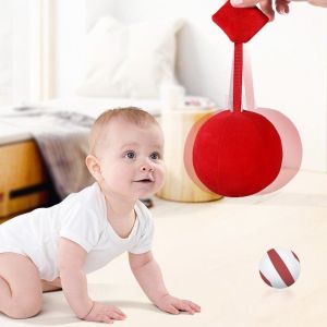 Bóng vải kích thích đa giác quan kèm lục lạc cho bé mới nhất 2023