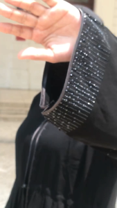 GAMIS HITAM ORI JETBLACK HAURA BLACK BY SABELLA ABAYA