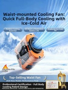 caibeike | Cooling Portable Long-Lasting Waist/Neck Fan