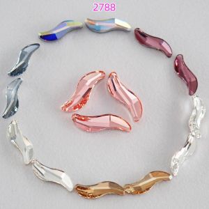 Schwarow 2788 Wave Nail Drills Snake Shape S Crystal Imitation Mobile Phone Sticker DIY Material Pack สไตล์เกาหลี