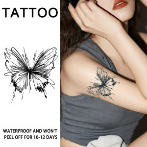 Butterfly Waterproof Temporary Tattoo Stickers Long-lasting Waterproof for One to Two Weeks Suitable for Arm Leg For Women.