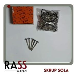 Wood Screws / Skrup Kaca merk Sola ASLI