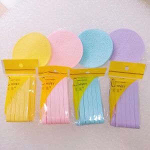 12 Pcs Wash Puff Sponge Stick Face Cleansing Skin Care Compressed Sponge Stick Facial Cleaning Wash Puff Sponge