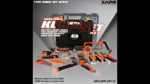 APR AP112 Tool Kit 112pcs: Kunci dan Palu Lengkap