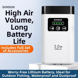 Sunsun | Outdoor Fishing Oxygen Pump Quiet Operation AC/DC USB Charging