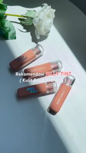 𝗝𝗨𝗡𝗞𝗜𝗘 𝗠𝗔𝗞𝗘𝗨𝗣 -Implora Jelly Tint Pelembab Bibir Halus Glossy Bervolume Mengurangi Garis Halus Vit C Peptides Omega 3 6 9