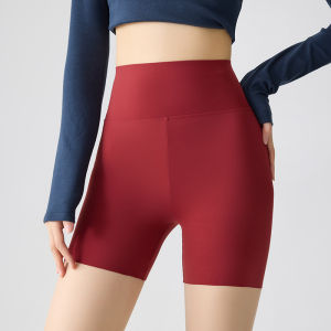 MiiOW | กางเกงขาสั้นผ้าไนลอนทรงสามส่วนเอวสูงสำหรับผู้หญิง กางเกงขาสั้นปีนเขา โยคะ วิ่ง ฤดูร้อน 2025 ทรงสลิมฟิต ทรงเข้ารูป