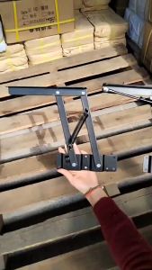 บานพับโต๊ะ 2 ชิ้นยกกลไกโต๊ะกาแฟด้านบนฮาร์ดแวร์บานพับเฟอร์นิเจอร์สำหรับ 30 กก. บานพับโต๊ะและบานพับตู้พับ