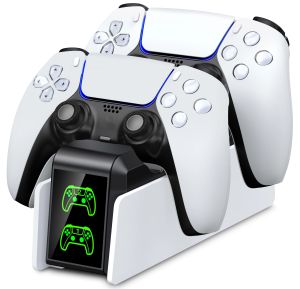 BEBONCOOL Controller Charging Station For PlayStation 5 Dual Fast Charger LED Indicator Charging Stand For PS5 Gamepad