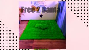 kasur bulu tebal jumbo 180x140x8cm empuk/lembut/bulu halus/nyaman LP