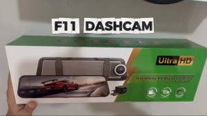 F11 Plus Dashcam Dual Camera lens 10 Inches touch screen 4k Resolution 1080p AHD ORIGINAL with WIFI