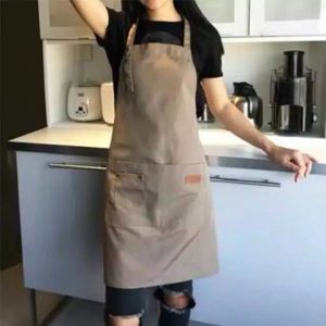 Apron Waterproof Celemek Masak Dapur Chef Pelayan Cafe waiter Original Handmade