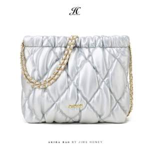 JIMS HONEY AKIRA BAG TAS SELEMPANG WANITA SHOULDER BAG TALI RANTAI PUFFY BAG