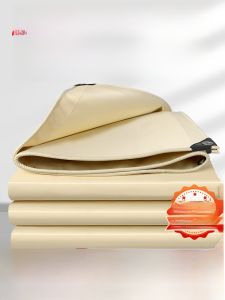 Thickened Canvas Tarpaulin Outdoor Sun Protection Rainproof Heat Insulation Three-proof Cloth Waterproof Sunshade Canopy Fabric