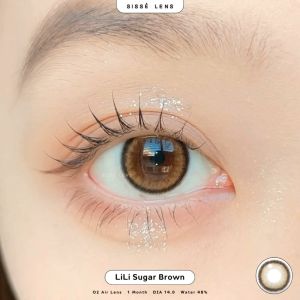 Sisse Lens คอนแทคเลนส์ รายเดือน รุ่น LiLi สี Sugar / Cookie / Butter 1คู่ : O2 Air Lens
