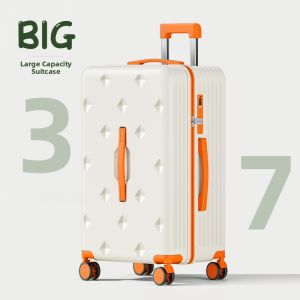 MIMANI | Durable Thickened Large Capacity Leather Travel Suitcase