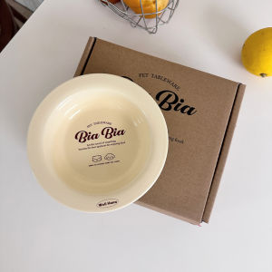 Original Wuli Hana Pet Ceramic Bowl Double Ear Dog Bowl Cat Bowl Bia Bia/Dui Dui Pet Food And Supplies Slow Feeder Bowl