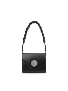 Elegant Texture INJOYLIFE Womens Crossbody Bag Vintage round Buckle Small Square Knotted Shoulder Bag Casual Fashion