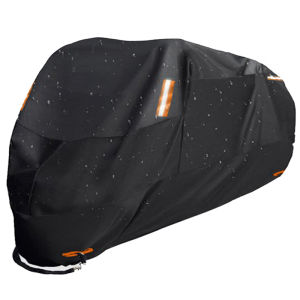 Thick 300D Motorcycle Covers Black Design Waterproof Motors Dust Rain Snow UV Protector Cover Indoor Outdoor M L XL XXL 3XL 4XL