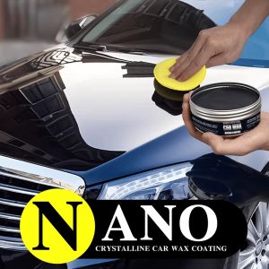New Black Car Wax: Paint Protection & Scratch Repair - Ceramic Polish Durable Shine Easy Use Fits All Cars