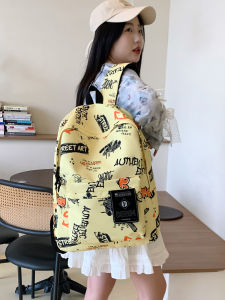 กระเป๋าเป้สะพายหลังนักเรียนมัธยมปลายสไตล์เกาหลี ความจุขนาดใหญ่ กระเป๋าเดินทางแบบลำลอง กระเป๋าเป้สะพายหลังสำหรับเด็กและเยาวชน กระเป๋าเป้สะพายหลังแบบนิ่ม