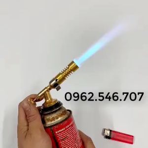 Đèn khò gas 1300 độ bằng đồng (khò có vòng chỉnh oxy)