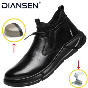 Waterproof Retro Boots Casual Work Shoes For Men Warehouse  Wear-Resistan Leisure Comfort Vintage Style Working Boots Men