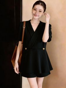 Slimming and Waist-accentuating Large Size Womens Suit Set