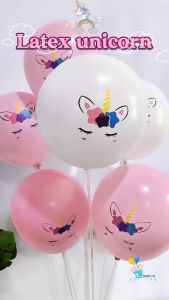 Balon Latex Unicorn 1 PACK ISI 100 Pcs / Balon per pak / Balon Karet motif unicorn grosir murah isi 100 pcs