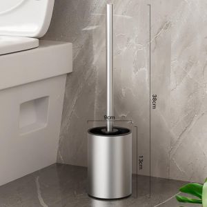 MOLORE | Stainless Steel Easy-to-Install Cornerless Toilet Brush