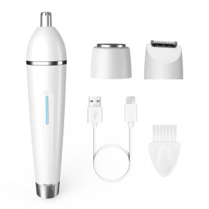 Máy Cạo Râu Điện 3 Trong 1 Dành Cho Nữ Không Thấm Nước Không Đau Tỉa Lông Bikini Nách Chân Tay Máy Tẩy Lông Dao Cạo Lông Toàn Thân