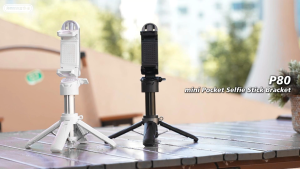 Remax P80 Mini Pocket 360° Rotation Horizontal Vertical Shooting Selfie Stick Holder