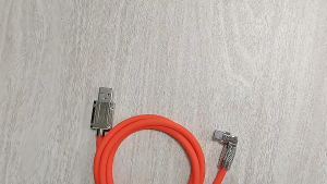 Kabel Data Fast Charging Type C 120W & Berputar 180° AH134