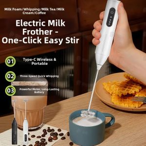 YOULE | Electric Milk Frother Small Handheld Stirrer