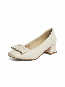 Reddragonfly | Chunky Heel Leather Shoe