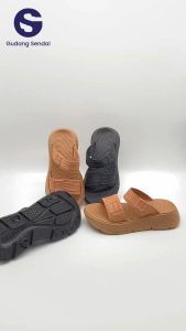 Sandal Wanita Di Musim Panas Sandal Anti Slip Sendal Fuji Tali Silang Slip On Kasual Tebal Baru