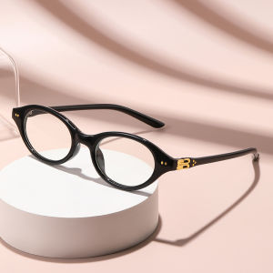 JN IMPRESSION Retro oval nerd reading glasses cross-border high-end fashion single-vision reading glasses for middle-aged and elderly people