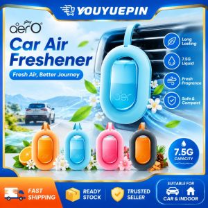 【Youyuepin】nước hoa xe hơi làm mát không khí treo cho SUV MPV trong nhà 7.5g Thiết kế nhỏ gọn chống rò rỉ 30 ngày tươi mát Nước hoa hồng xạ hương