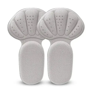 New Sponge Heel Cushion Back of Inserts Heel Protectors Shoe Pads for Shoe Too Big Soft Mesh Heel Grips Shoes Insoles 2 in 1